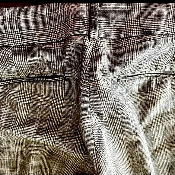 J.CREW Classic βMinnie Pantβ Lightweight Wool Plaid Cropped Trousers - Picture 4 of 6